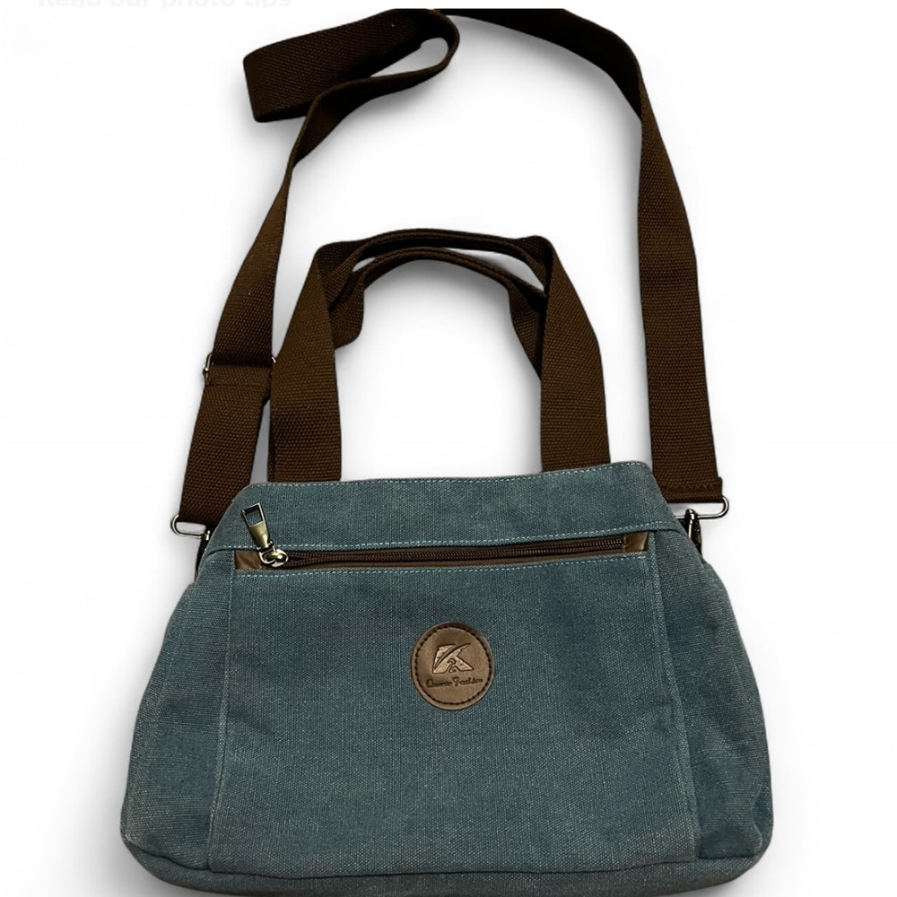 K2 Classic Fashion bag, blue and brown